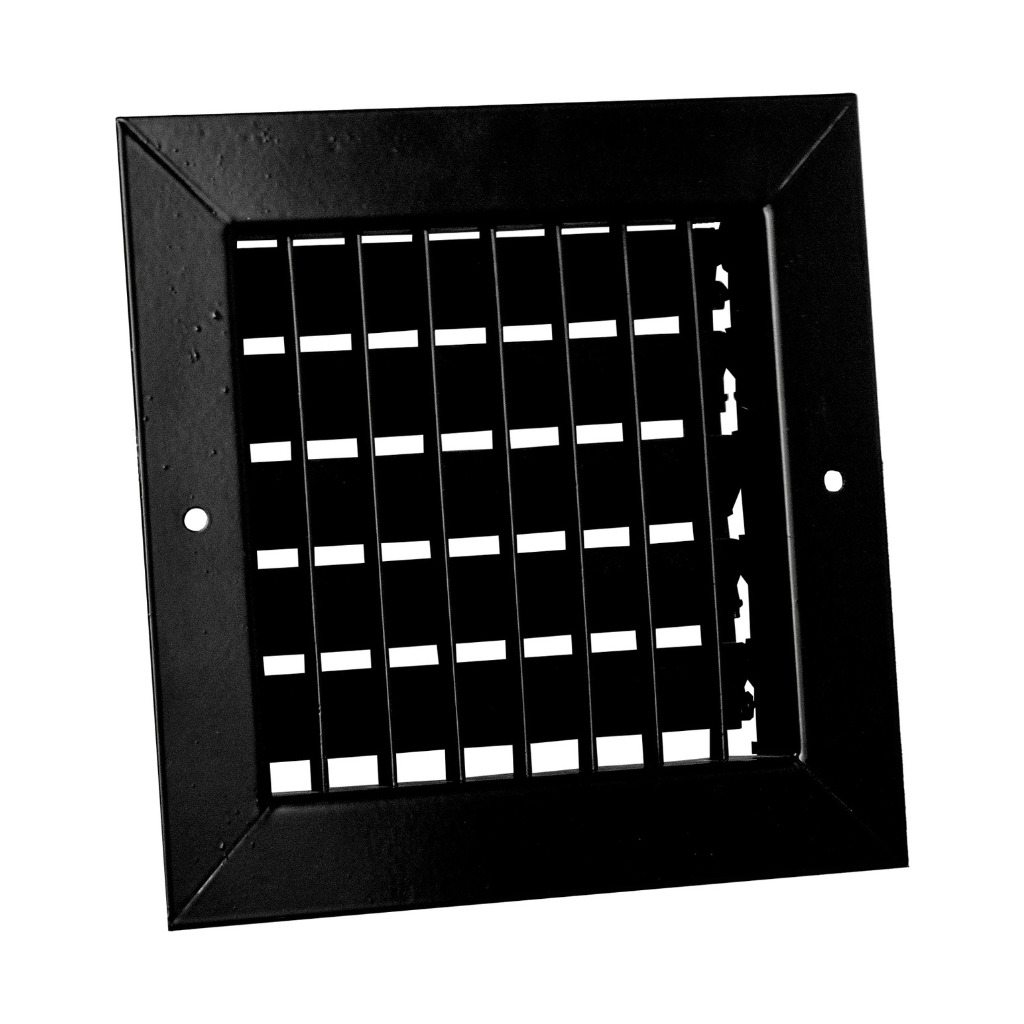 REJILLA 20 X 20 CM AJUSTABLE NEGRA