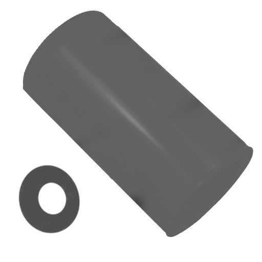 [03EP125D] ENCAMISADO 5 A 8" CIELORRASO INFLAMABLE GRIS C/ PLATINA Y C/ LANA